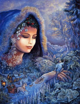  invierno pintura - JW diosas espíritu del invierno Fantasía